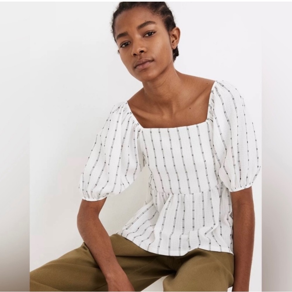 Madewell Puff Sleeve Top